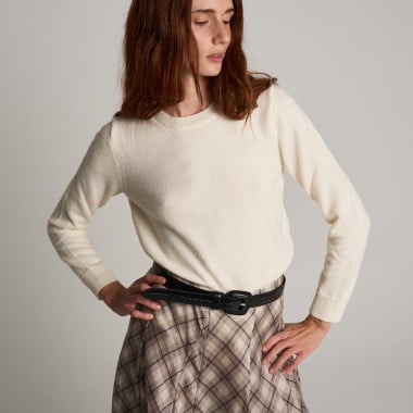 Cintura Donna in Pelle Fibbia Pelle | MONPIEL 2