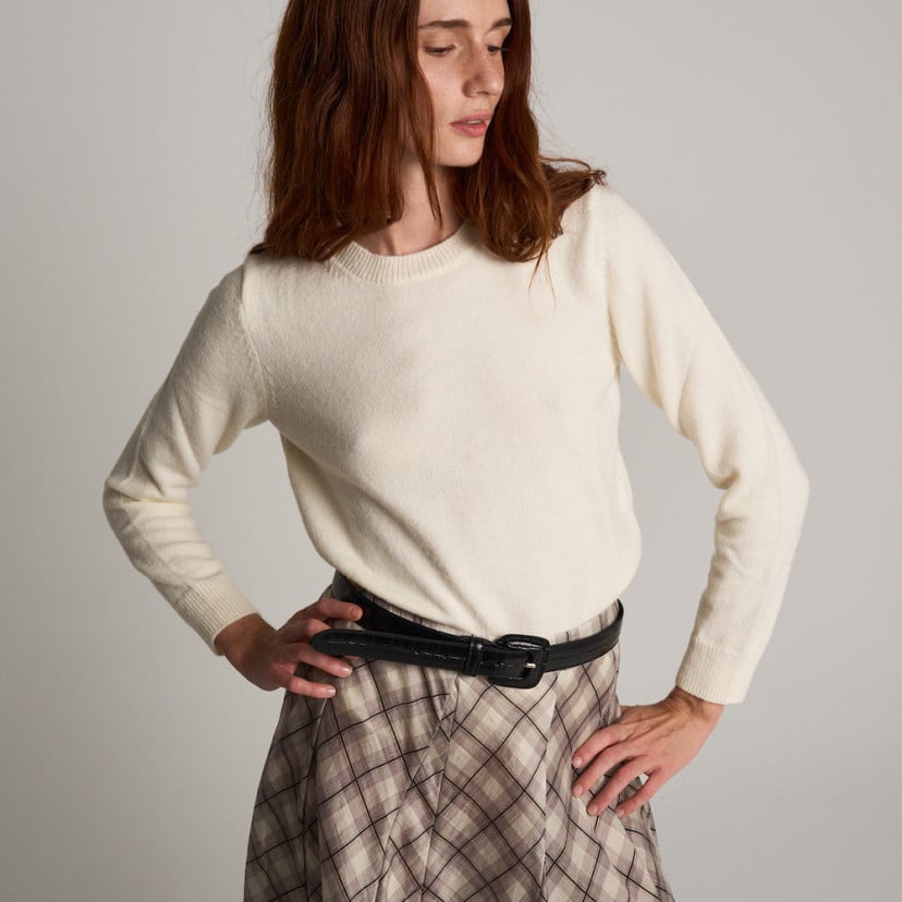 Cintura Donna in Pelle Fibbia Pelle | MONPIEL