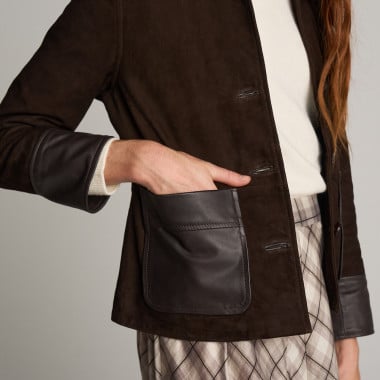 Vintage Suede and Nappa Leather Jacket 2