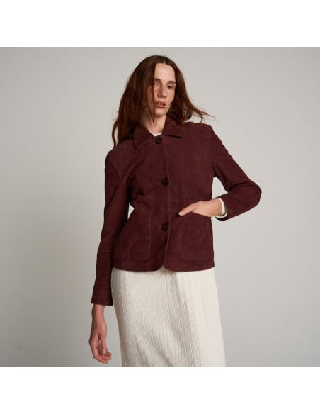 Chaqueta de Piel Mujer Costuras | MONPIEL