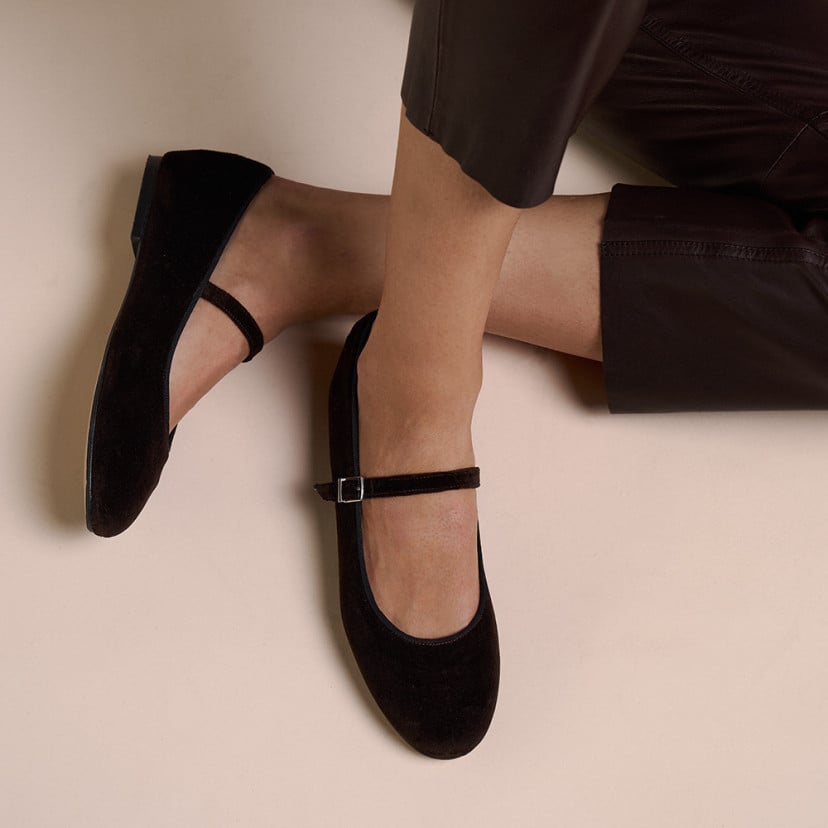 Mary Jane em Veludo Teresa | MONPIEL