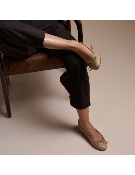 Ballerine Julieta plate avec nœud