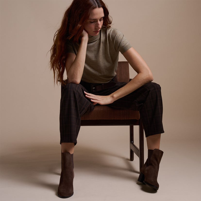 Marcela Leather Ankle Boot | MONPIEL