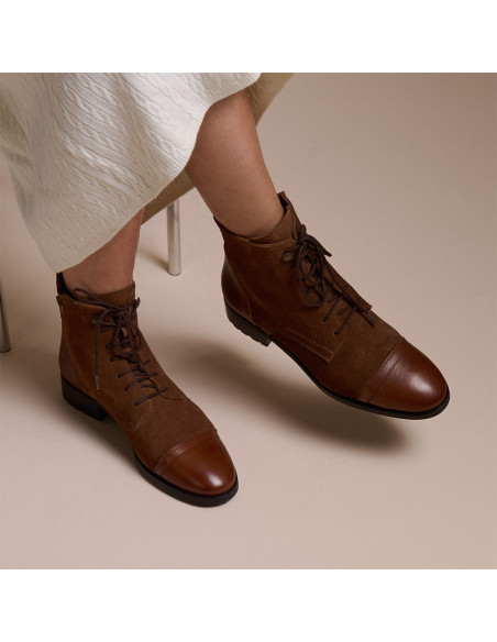 Bottine Femme avec Lacets Satur | MONPIEL