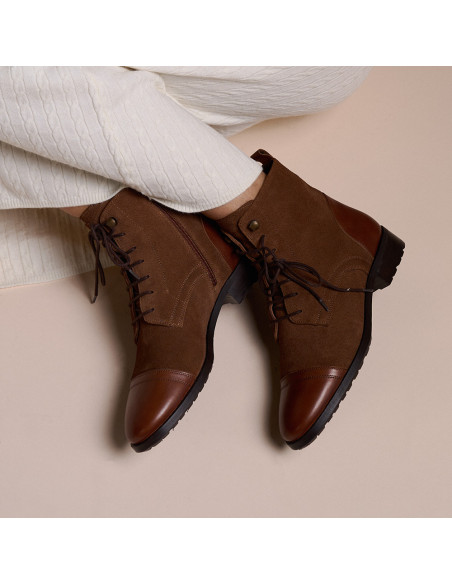 Bottine Femme avec Lacets Satur | MONPIEL