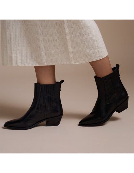 Stivaletto cowboy Vera da donna in pelle