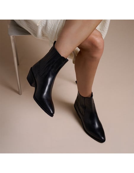 Stivaletto cowboy Vera da donna in pelle