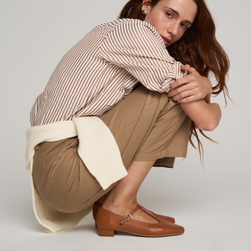 Mary Jane da donna in pelle Marieta | MONPIEL