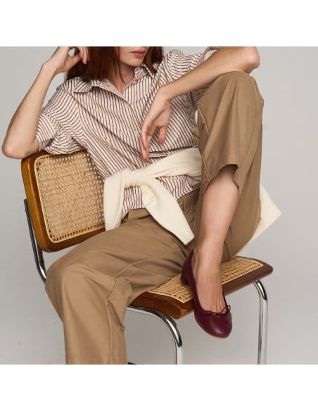 Julieta Bow Ballet Flat with Low Heel