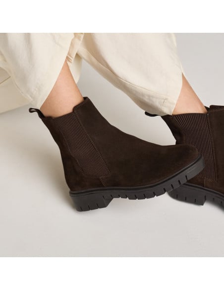 Chelsea-Boot Bianca mit Tracksohle