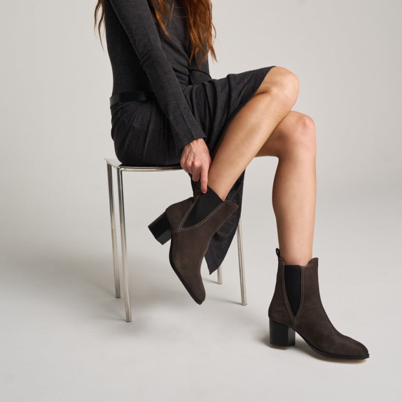 Marcela Leather Ankle Boot | MONPIEL