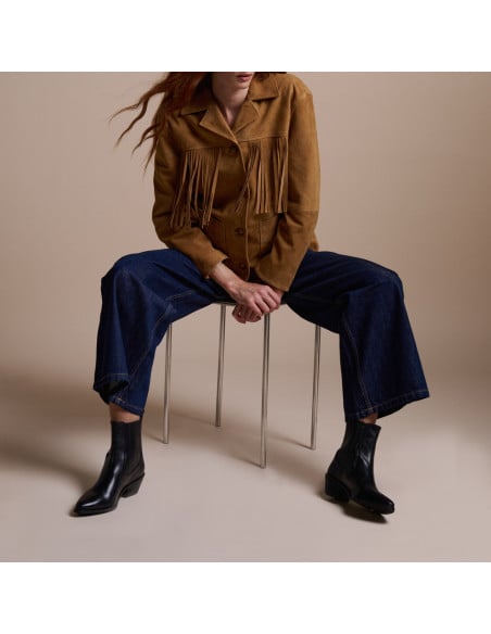 Stivaletto cowboy Vera da donna in pelle