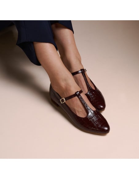 Mary Jane da donna in pelle Marieta | MONPIEL