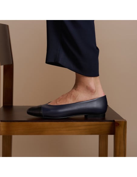 Ballerina Ameliè Flat with Toe cap | MONPIEL