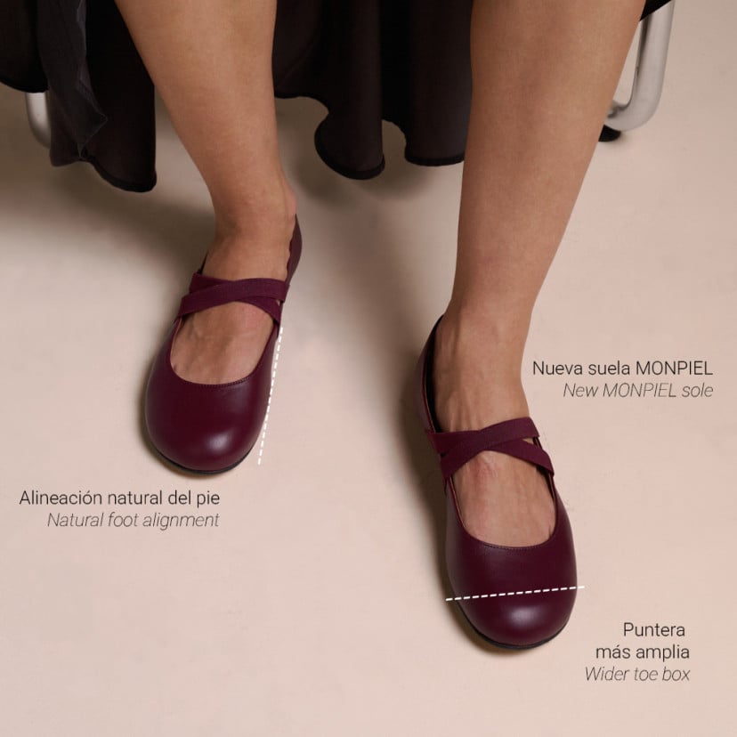 Pauline Barefoot Ballet Pump with Elastic Straps