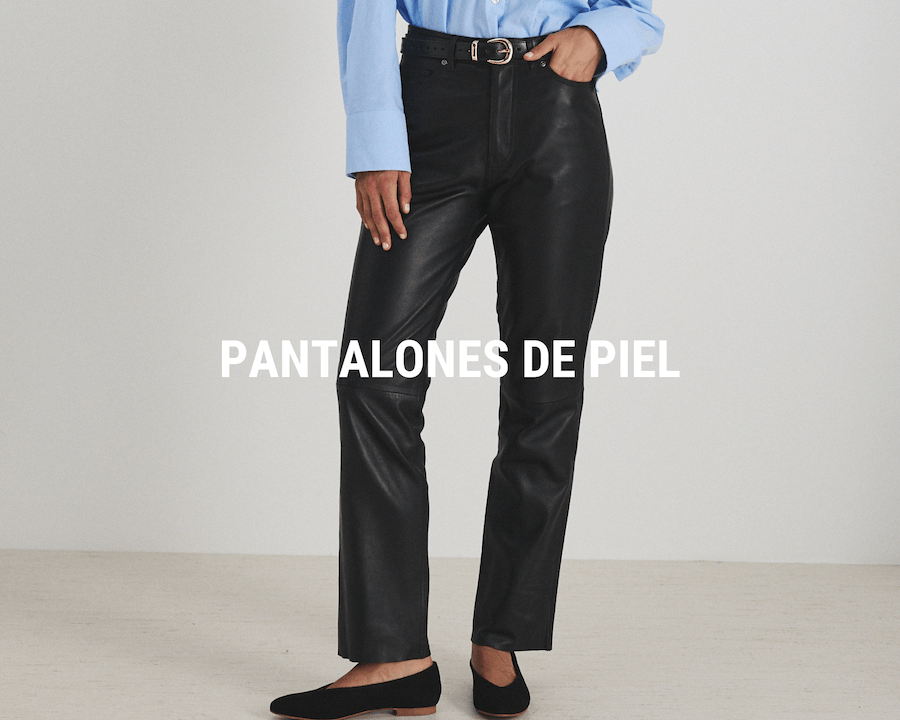Pantalones de piel
